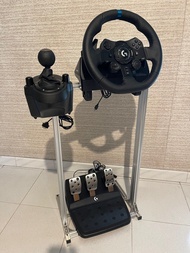 全新慳位鋁型材迷你模擬賽車軚盤方向盤支架Logitech G923 G29 G920 G27 G25 GT7 PS5(適合香港屋企，佔地少)