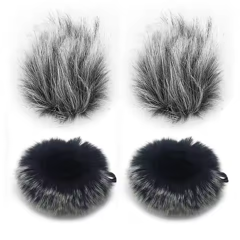 Furry Windshield Mic Muff Microphone Windproof Cover Foam Filter Sponge for ZOOM H1 H1N Noise Cancel