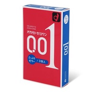 岡本 0.01 潤滑劑加量 3 片裝 PU 安全套