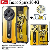 3 IN 1 Tecno Spark 30 4G Anti-fall โทรศัพท์มือถือสําหรับ Tecno Spark 30 Pro 30C Spark Go 1 Go 2025 ฟ