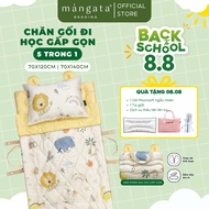 [TABLE quilted mattress] Mangata Bedding 5-in-1 preschool children's Bedding set, size 70x120cm/70x1