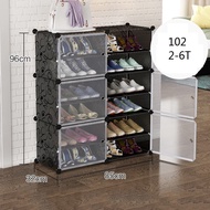 Inaso Rak Sepatu Susun Plastik Portable Kotak Lemari Sepatu Transparan Tebal Shoes Storage Box Tempa