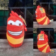 Ganci Gantungan Kunci Boneka Larva Merah Tag Brand ORI