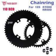 110Bcd Bcd110 Road Bicycle Chainring 46-33T/50-34T/52-36T/53-39T/56-42T Para Sa 105 Ultegra R7000