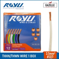 Royu THHN / THWN-2 Stranded Wire Gauge #12 3.5mm² (Per Box 150 Meters) Copper Lead Free