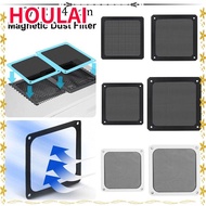 HOULAI PC Chassis Cooling Fan Dust Filter, 80mm 90mm 120mm 143mm with Hole Dustproof Mesh Cover, Mag