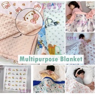 COSY Baby Cotton Cartoon Bean Blanket Soft Comfortable Kids Blanket Baby Monthly Milestone Baby Blan