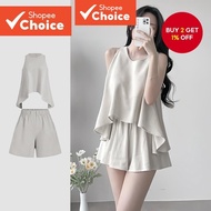 Casual Tops or Bottoms Plain Asymmetrical Summer/Spring Tops or Bottoms for Women L131ED610