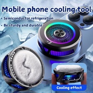 Mobile Phone Cooler Magnetic Back Clip Fan Cooler Semiconductor Phone Cooler Colored Lights For Mobi