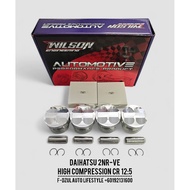 Wilson Engineering Forged Piston Toyota Daihatsu 2NR-VE High Compression Myvi G3 1.5