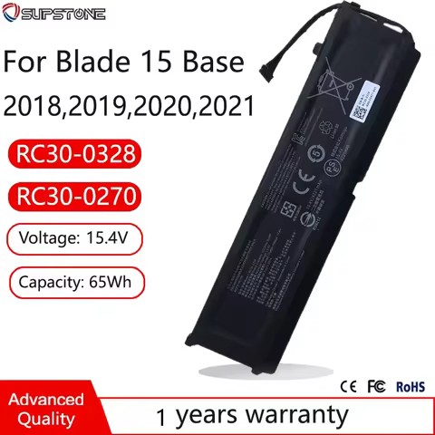 New RC30-0270 RC30-0328 Laptop Battery For Razer Blade 15 BASE 2018 2019 2020 2021 Year,RZ09-0270,RZ