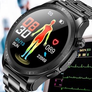 2023 New Blood Glucose Monitor Health Smart Watch Men Women ECG PPG Blood Pressure Thermometer IP68 Waterproof Sport Sma