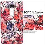 【Sara Garden】客製化 手機殼 SONY XZ3 水彩扶桑花 保護殼 硬殼