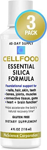 ▶$1 Shop Coupon◀  Cellfood Essential Silica Anti-Aging Formula - 4 fl oz, 3 Pack - ports Healthy Bon