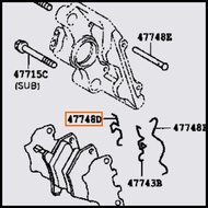 BEST DEAL REAR BRAKE PAD WIRE BUTTON VIOS 2003-2006 47748-20040