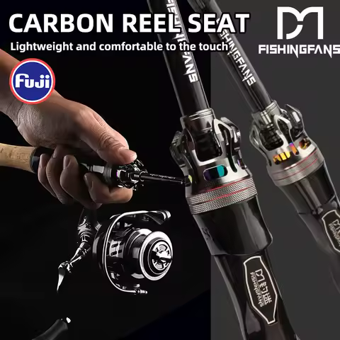FISHINGFANS RANCY 2.0 FUJI O ALCONITE GUIDE AA CORK HANDLE RATTLE CARBON REEL SEAT DECORATIVE TAPE L