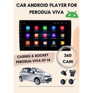Android Player Package Promotion For PERODUA VIVA 07-14 With 360 Camera