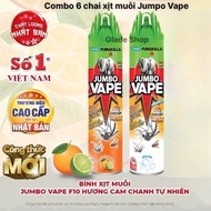 Combo of 6 bottles of Japanese quality Jumpo vape mosquito spray 600ml