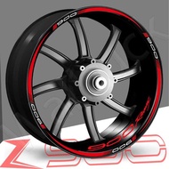 For Z900 Z 900 Motorcycle Reflective Wheels Sticker Hub Decals Rim Stripe Decorative Tape