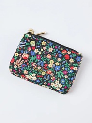 Cath Kidston Double Zip Purse Harmony Ditsy  Black