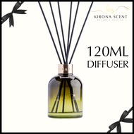120ML AROMA REED DIFFUSER (GREEN) ◆ GIFT IDEAS ◆ Made in SG ◆ KIRONA SCENT
