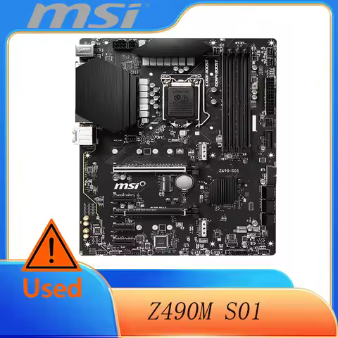 MSI Z490M S01 Intel Z490 DDR4 LGA 1200 Micro ATX Motherboard