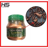 NICORA GOLDBERG LUSTER Wrought Iron Waterbased Coating Paint For Grill Door Window Copper Color Cat Besi Kilat 250g
