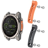Replacement Watch Bumper Strip Metal Lightweight Anti-collision Strip 47/51MM for Garmin Fenix 8/Tac
