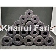 Aquarium Fish Tank Black Cotton Filter Foam S M Sponge Pond Protector Spam Akuarium Ikan Laga Betta 