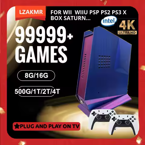 Retro Game Box G3 with over 99,999 games and a 2/4TB game system, featuring Windows 11 and Batocera 