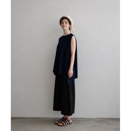 No029 Sleeveless Layered Top Sleeveless Layered Top / Light Cotton & Natural Drape
