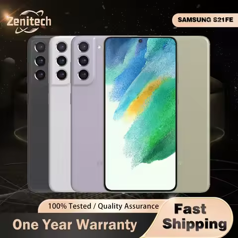 Original Samsung Galaxy S21FE G990U1 5G Mobile Phone 6.4" 6GB RAM 128GB ROM NFC Triple Camera Octa-C