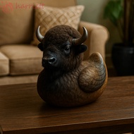 HARRIETT Owl Figurine, Simulation Unique Wildlife Duck Figurine, Wildlife Decor Resin Creative Duck 