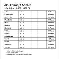 Top schools 2023 Primary 4 SA2 only (Year-End ) (P4) Exam Paper
