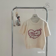 [LC] ONE-K 180770 LOVE PINK-PINK T-SHIRT TOP
