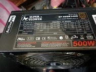 振華模組化電源供應器 型號 SF-500R14HE 500W 80+ 銅牌 含線材