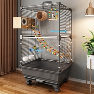 Spacious Bird Cage Avian Mansion Design For Exotic Birds Parrot Cage Large Habitat Bird Cage Accesso