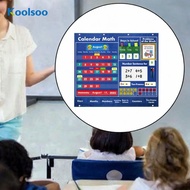 Koolsoo Classroom Calendar Pocket Chart Portable Days of The Week for Preschool School Decor Kinderg