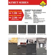 PER SQFT / KEMET SERIES CARPET TILES KARPET PEJABAT OFFICE - 24 PCS / 64.8 SQFT