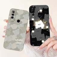 Huawei Y6p MED-LX9 MED-LX9N Lens Protective Casing Huawei Y6P 2020 Fashion Painted Soft Silicone Pho