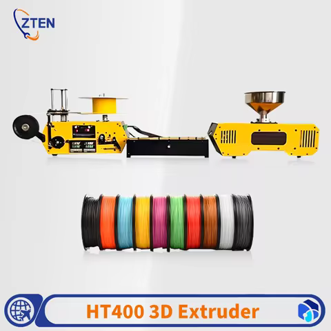 HT400 3D Printing Consumables Extruder Machine Filament Automatic Wire Diameter Control Winding Mach