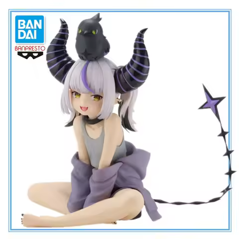 In Stock Original Bandai Banpresto Relax Time Hololive La+ Darknesss Kawaii Anime Loli Girls Figures