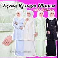BAJURAYA2024🔥 IRYNA KEBAYA LABUH MODEN WITH 3D LACE/ KEBAYA MUSLIMAH MURAH CANTIK