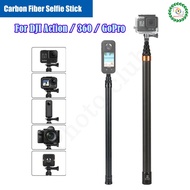 1.5M 3M Carbon Invisible Selfie Stick For DJI OSMO 360 Insta360 X5 Fiber Selfie Stick Camera Accesso