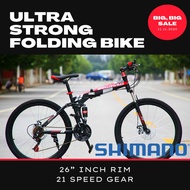 11. 11 Bicycle Begasso 26 Inch Foldable Bike Folding Bike Mountain Bike Basikal Shimano 21 Speed MTB 脚车 脚踏车