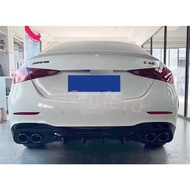 Car Styling Rear bumper diffuser For Mercedes Benz W206 C class C200L C240 C250 c280 change C43 AMG 