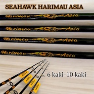 Rod 9 kaki Spinning Rod SEAHAWK Harimau Asia joran pantai 10 kaki pantai.