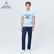 Brooks Brothers Men's Pure Cotton Printed Round Neck T-shirt