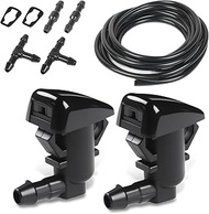 OTUAYAUTO Front Windshield Washer Nozzle Kit Replacement for 2007-2011 Ford Focus, Ford Edge, Lincol