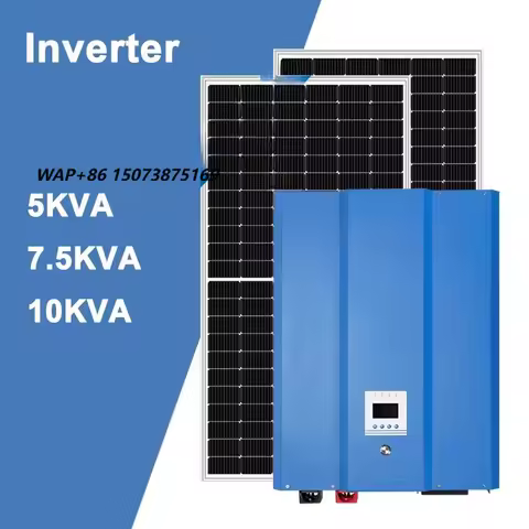 WAKATEK Off Grid Solar Hybrid Inverter 6kw 5kw 4kw 3kw 10kw Off-Grid Hybrid Solar Power Inverter